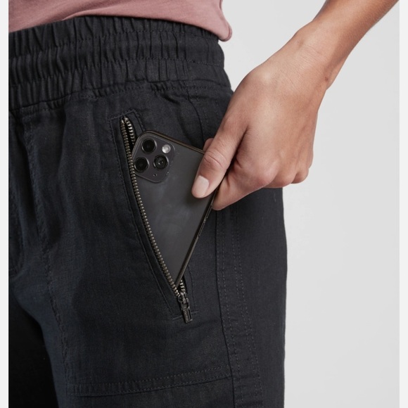 Athleta Black Cabo Linen Jogger Pant - Picture 16 of 16